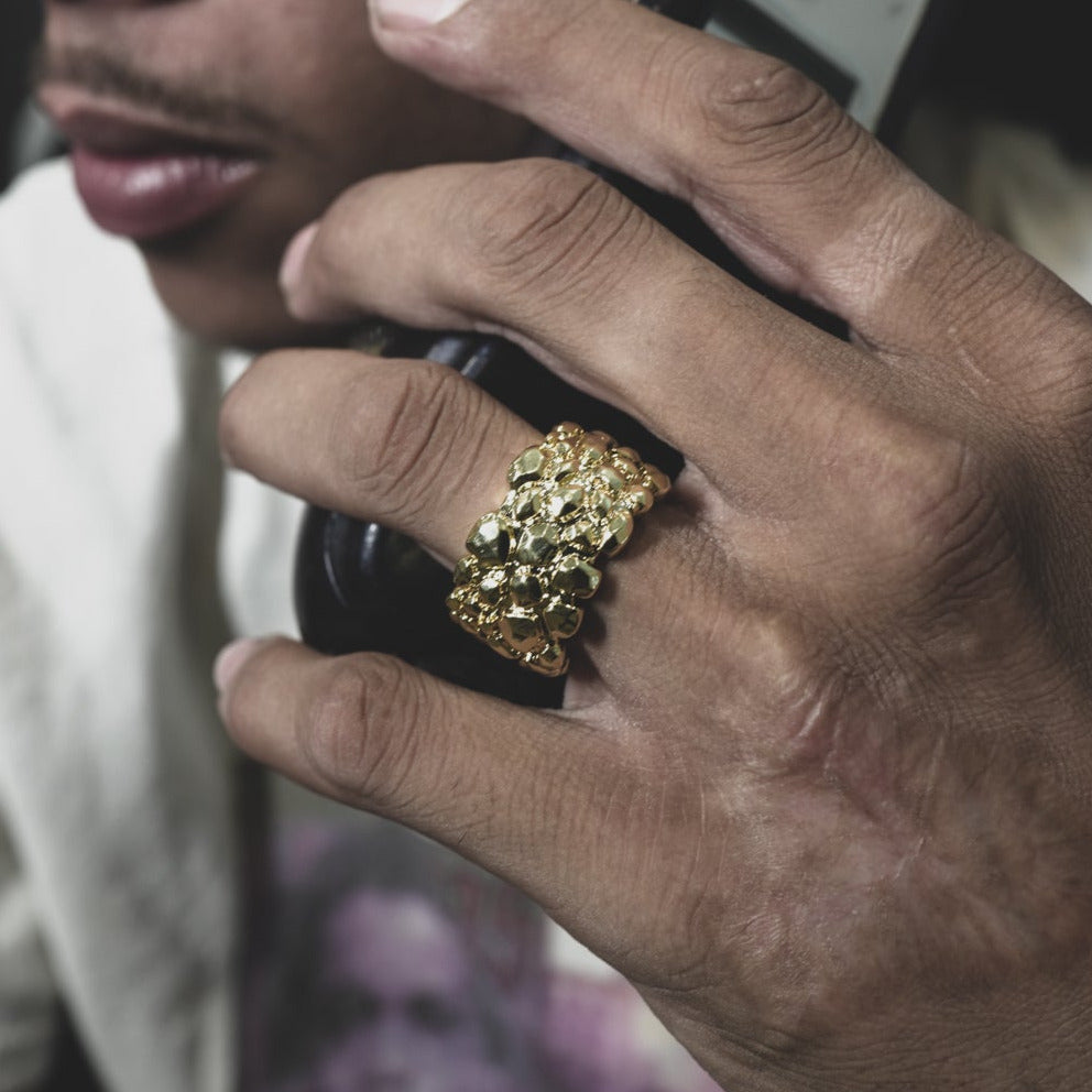 Nugget Ring – GOLDEN GILT - Main Image