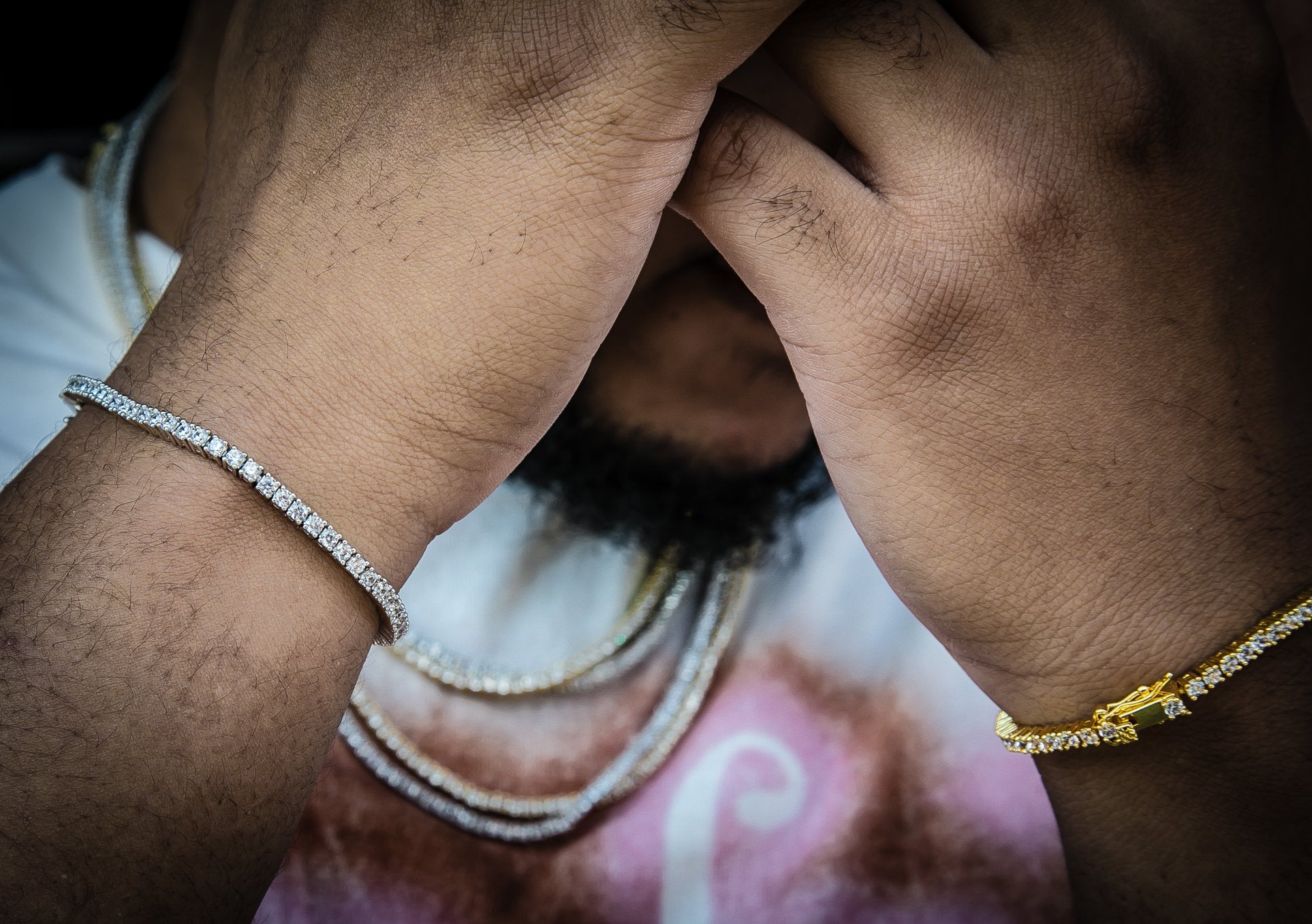 2.5mm Tennis Bracelet - Silver Polished - GOLDEN GILT