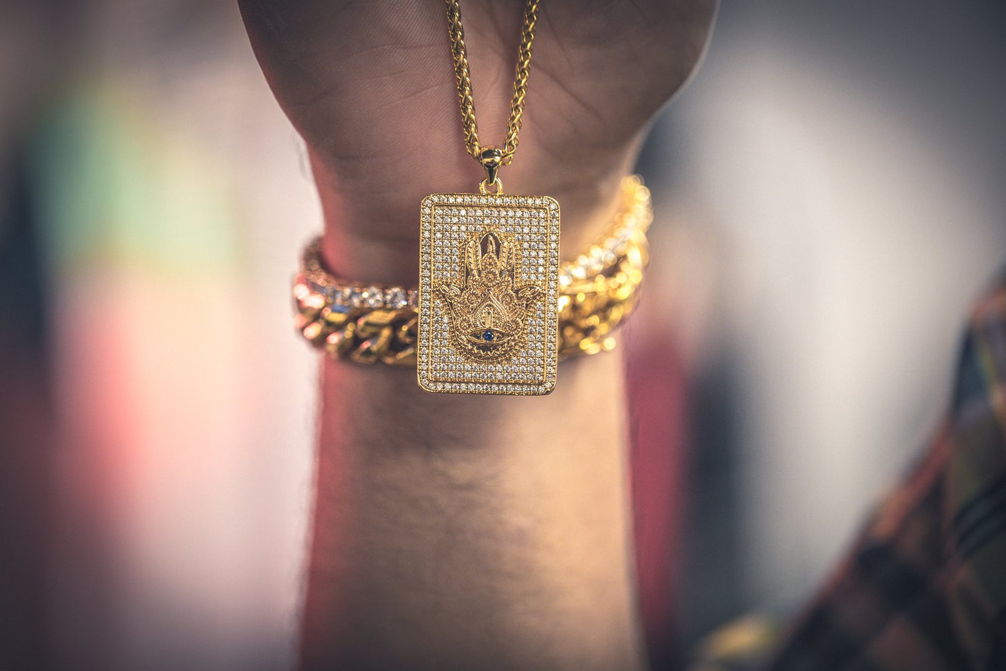 Hamsa Plate - GOLDEN GILT