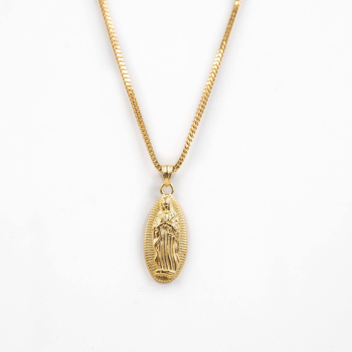 Virgin Mary Pendant - GOLDEN GILT