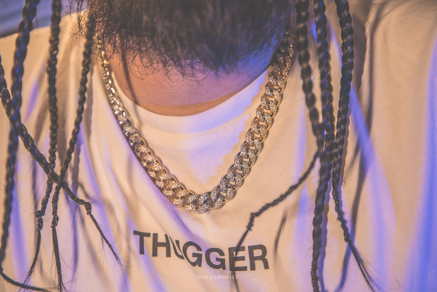 2 Tone Cuban Link - GOLDEN GILT