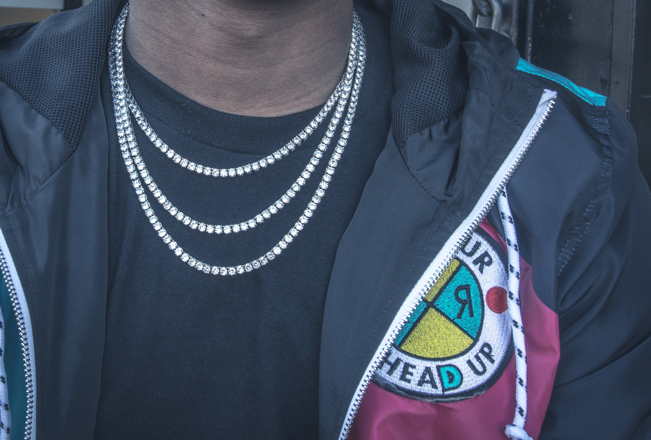 5mm Tennis Necklace - Silver - GOLDEN GILT