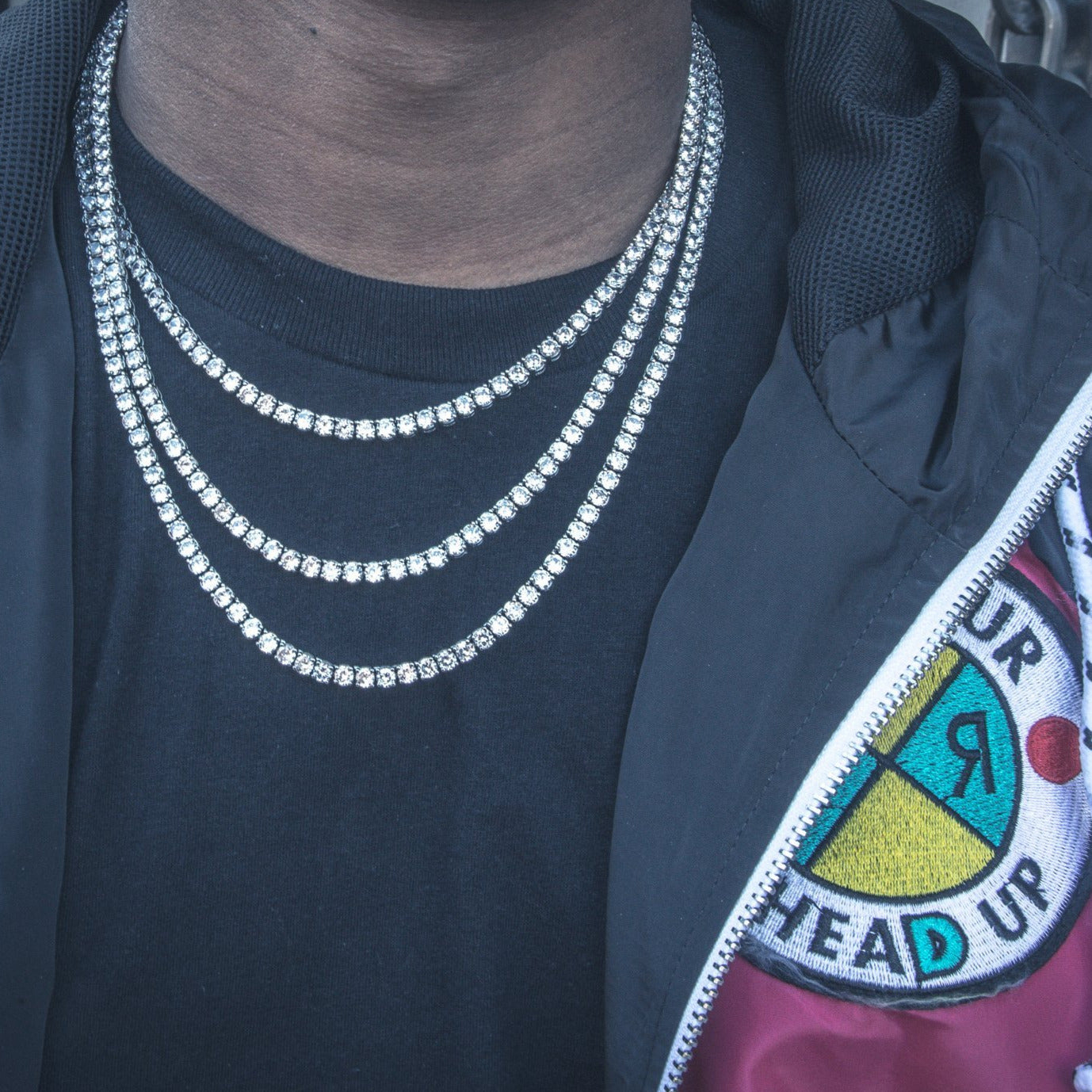 5mm Tennis Necklace Bundle Pack - Silver - GOLDEN GILT