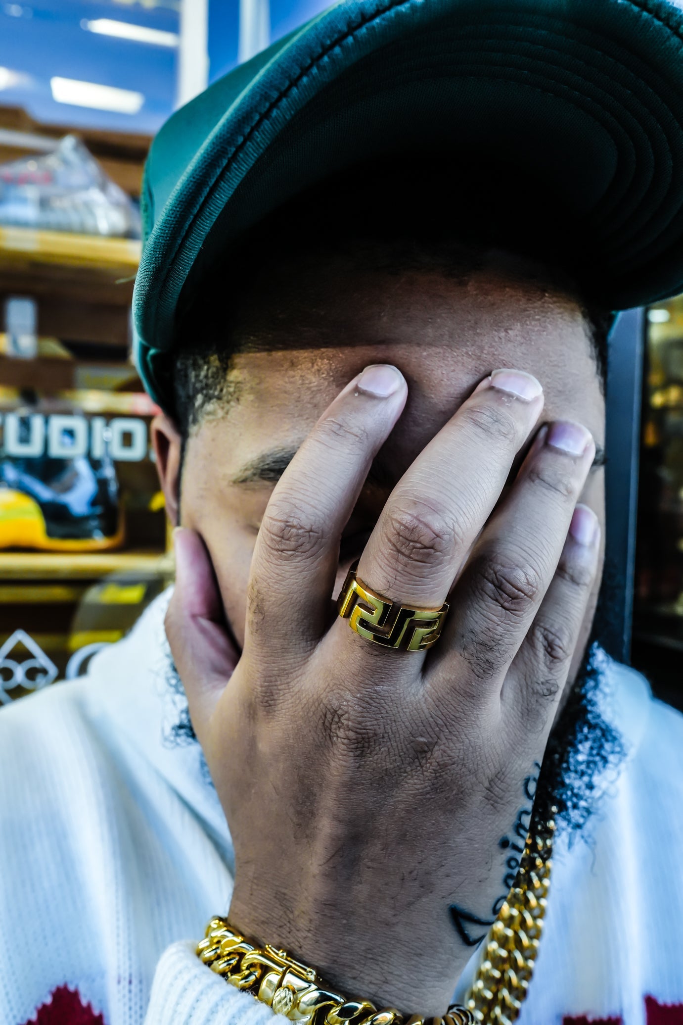 Greek Ring - 18K Gold Plated - GOLDEN GILT