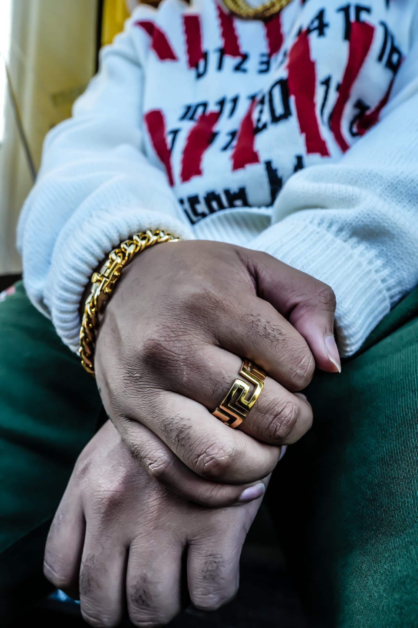 Greek Ring - 18K Gold Plated - GOLDEN GILT