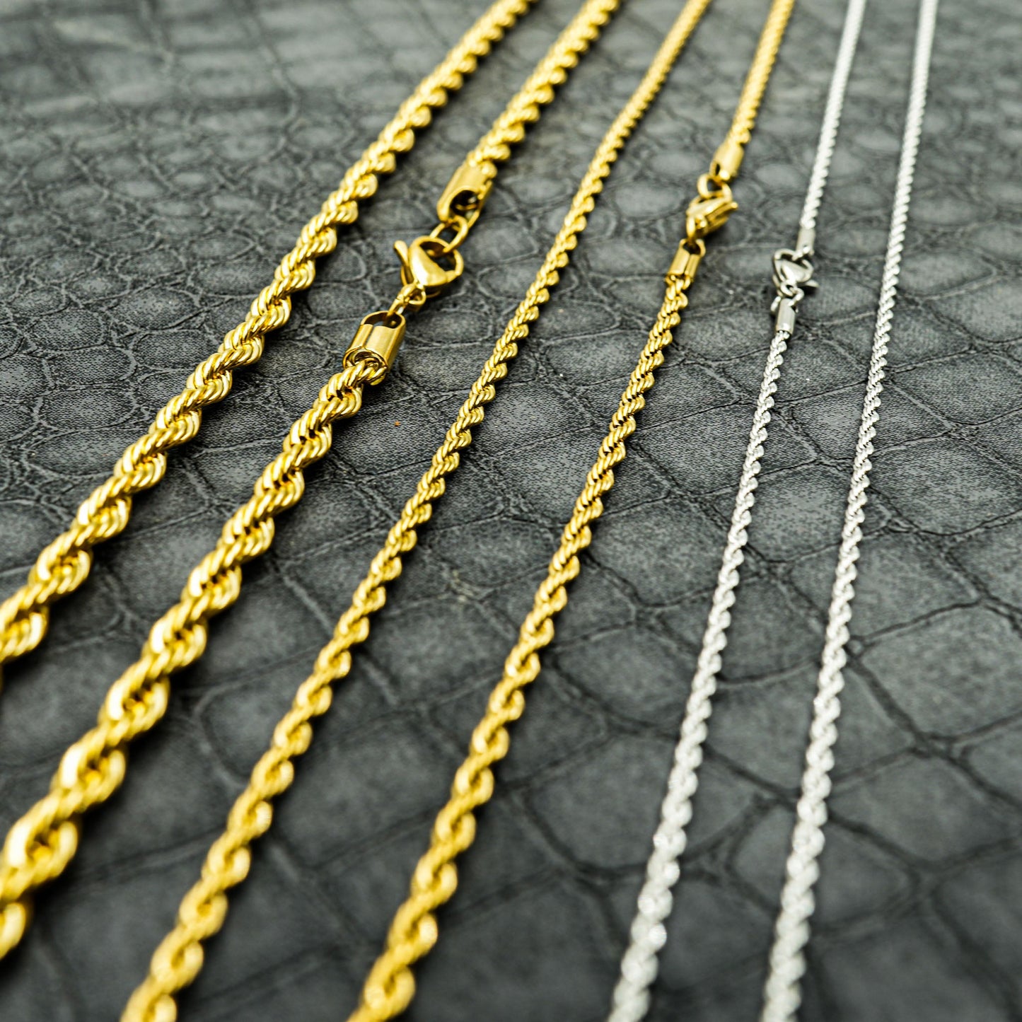 Rope Necklace - 18K Gold Plated