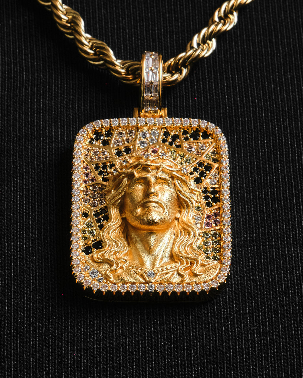 Cathedral Jesus Piece & Necklace