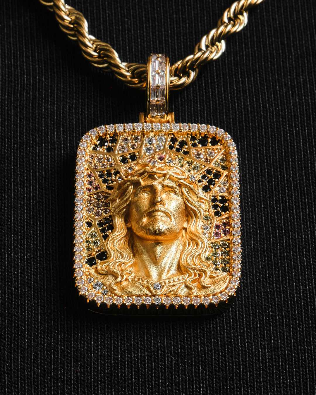 Cathedral Jesus Piece & Necklace