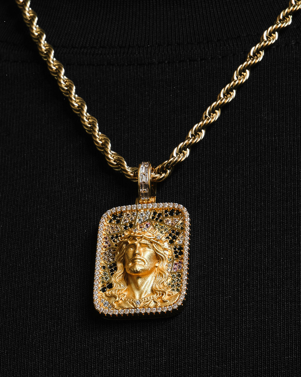 Cathedral Jesus Piece & Necklace
