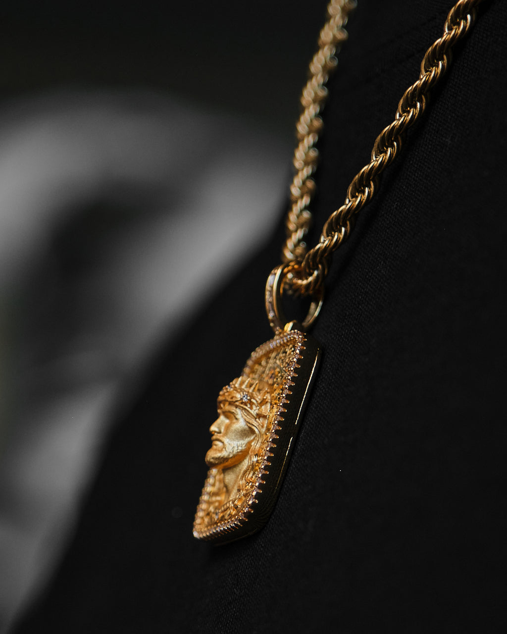 Cathedral Jesus Piece & Necklace