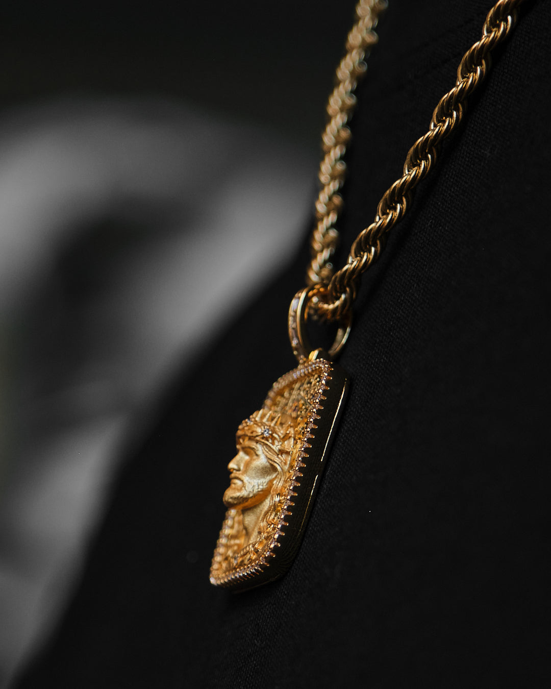 Cathedral Jesus Piece & Necklace