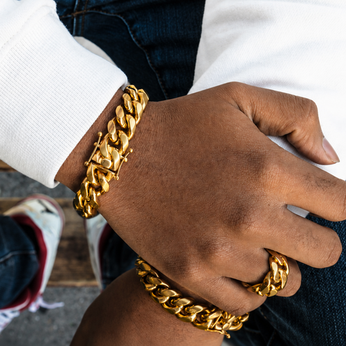 12mm Miami Cuban Link Bracelet