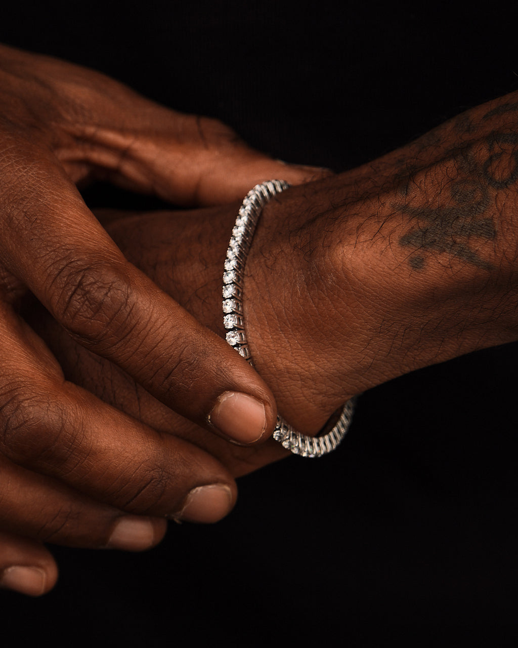 Tennis Bracelet -3mm Stainless Steel - GOLDEN GILT
