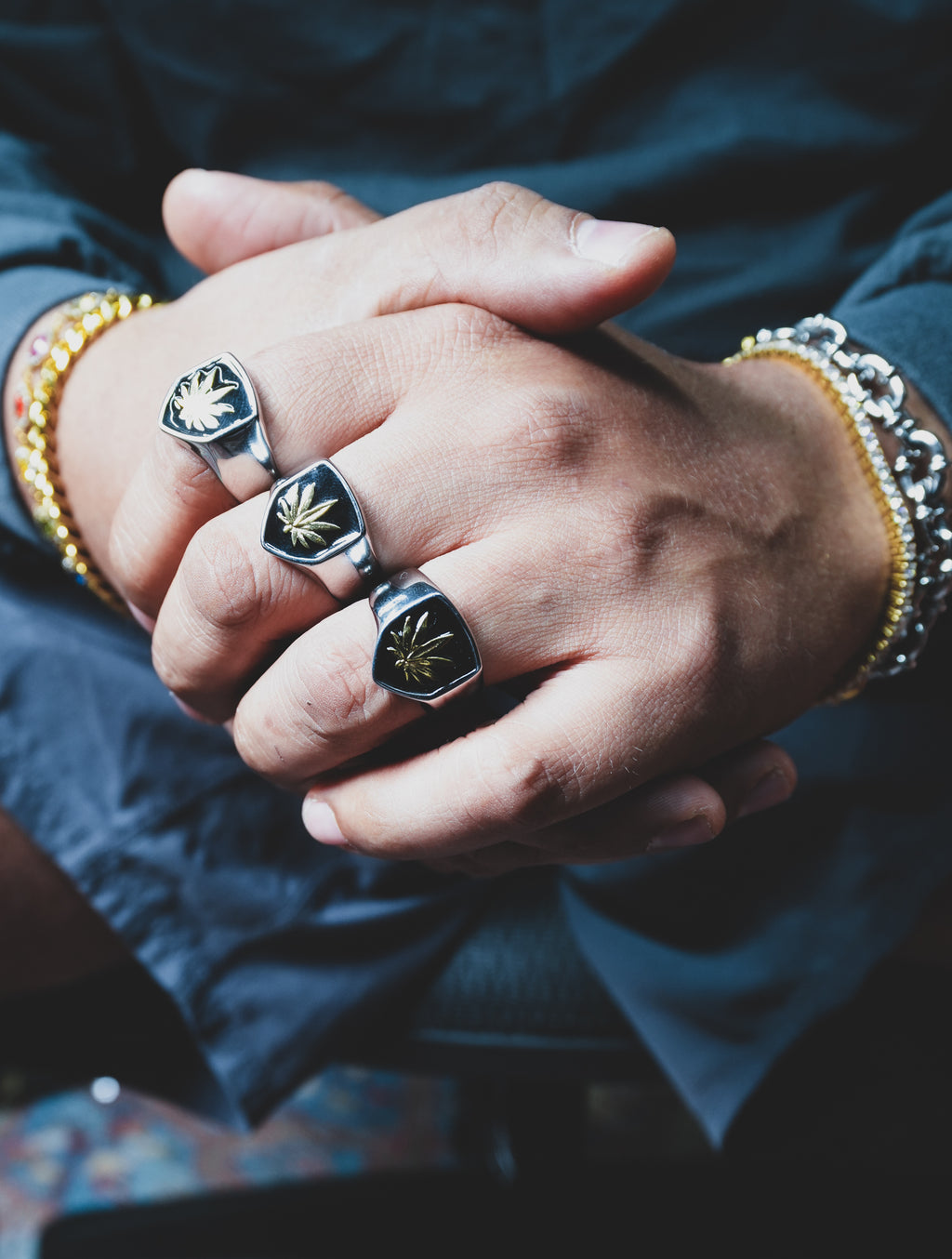Cannabis Leaf Ring