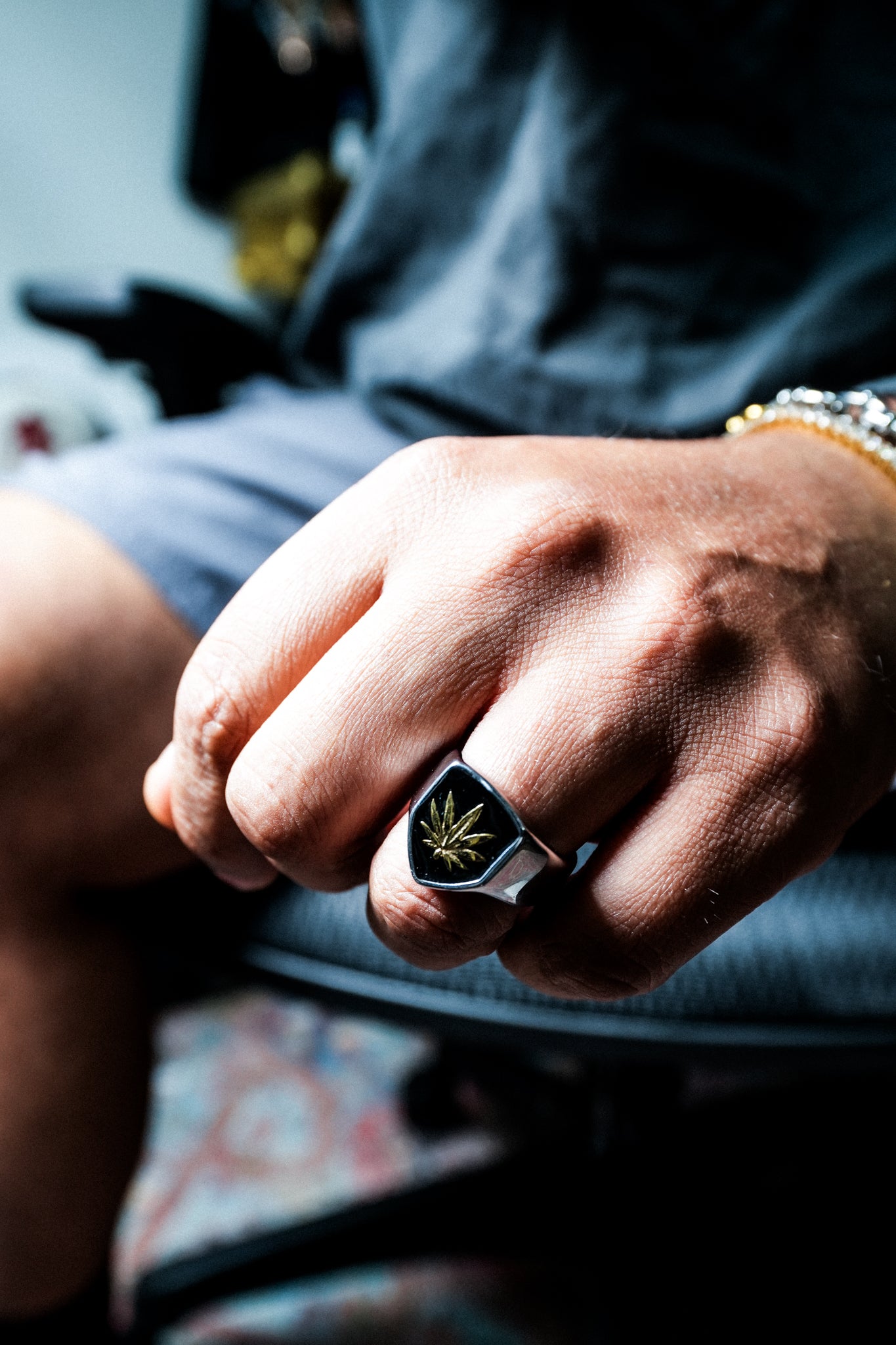 Cannabis Leaf Ring
