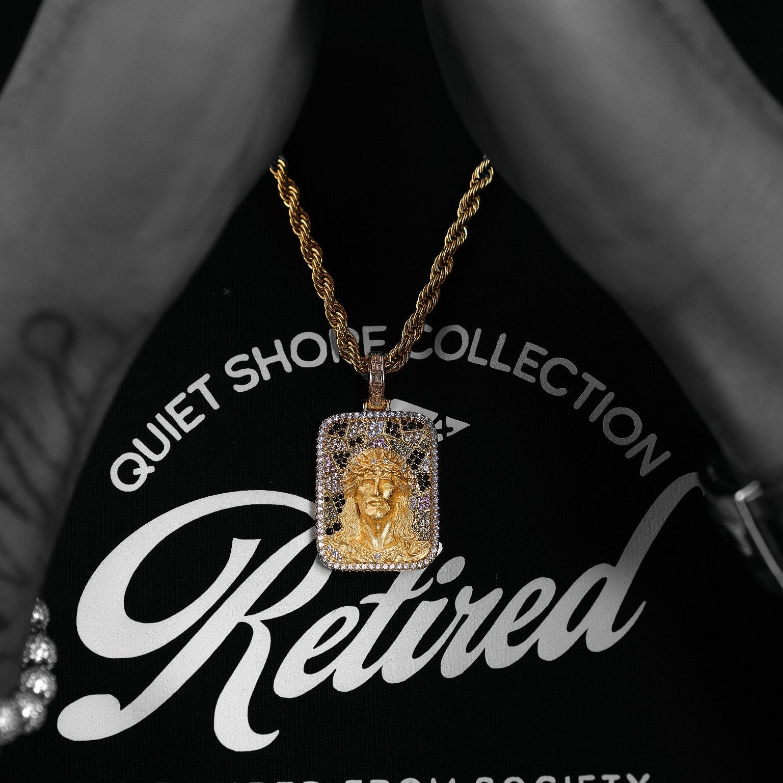 Cathedral Jesus Piece & Necklace
