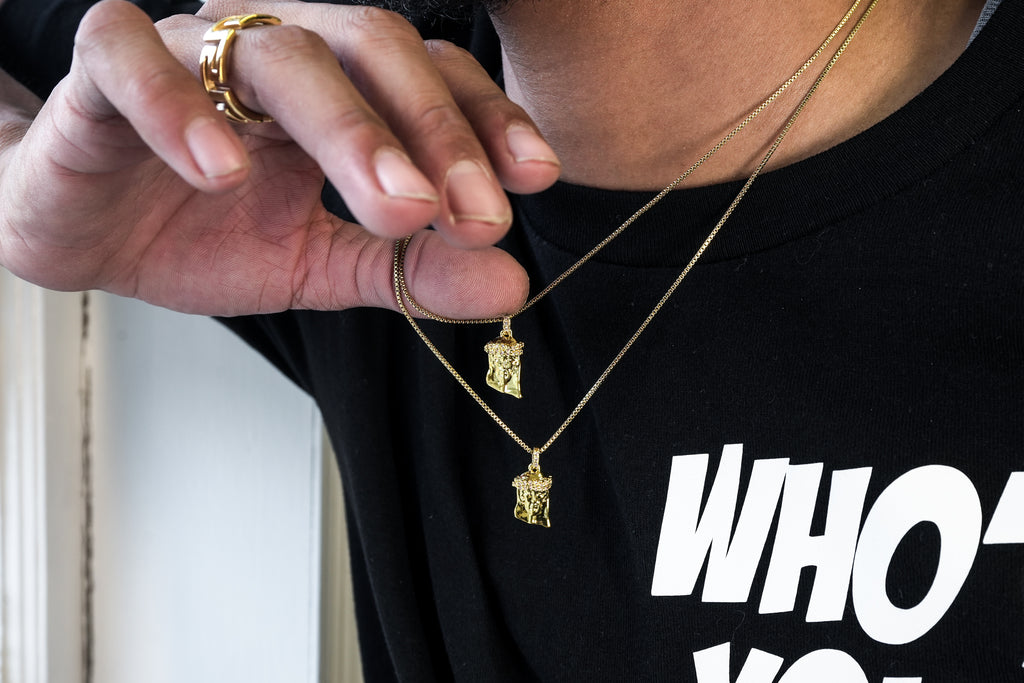 EXTRA MINI JESUS PIECE – GOLDEN GILT - Main Image