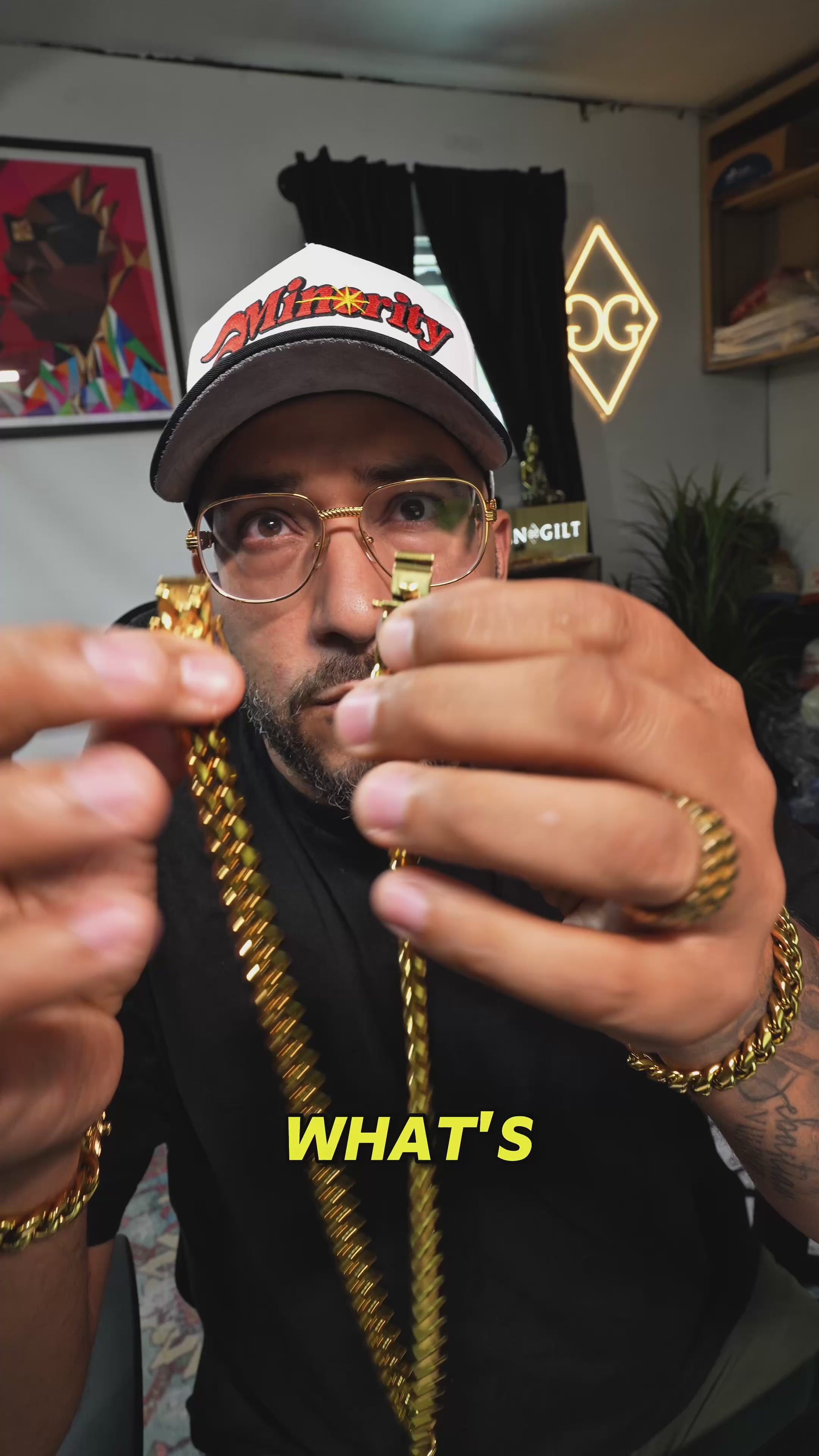 12mm Miami Cuban Link Necklace - 18k Gold Plated