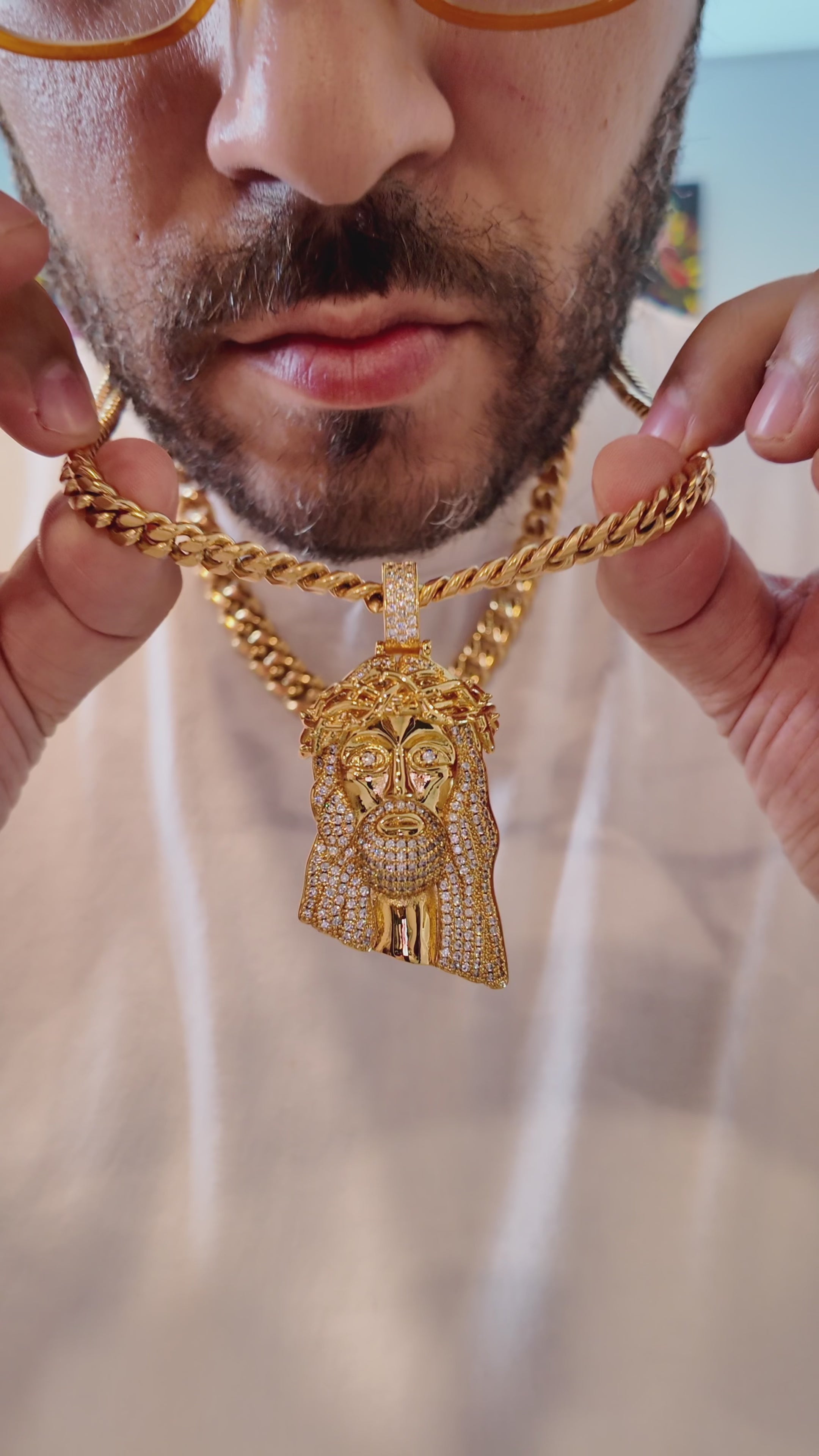 XL Jesus Piece w/ Necklace