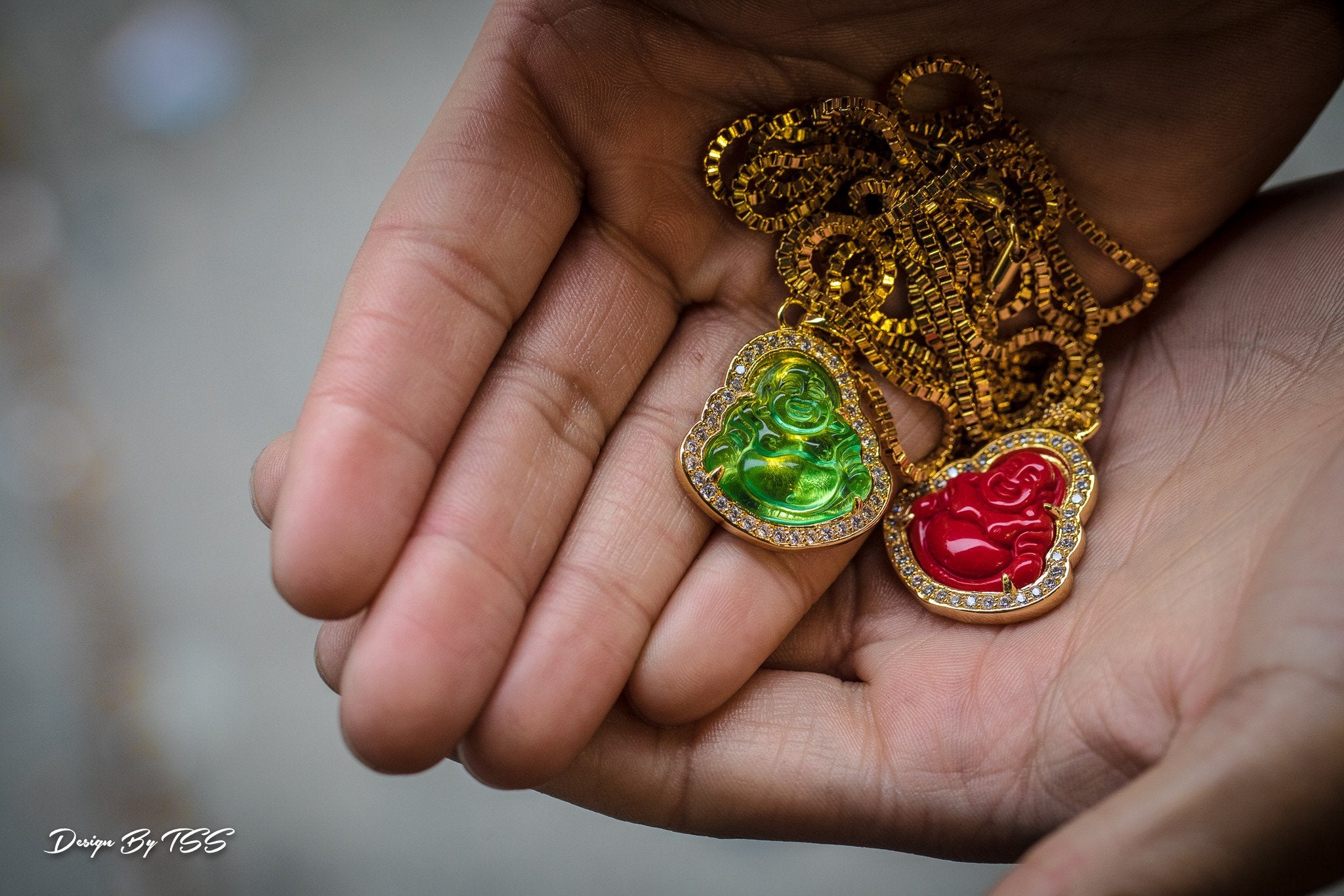 Red Buddha - GOLDEN GILT