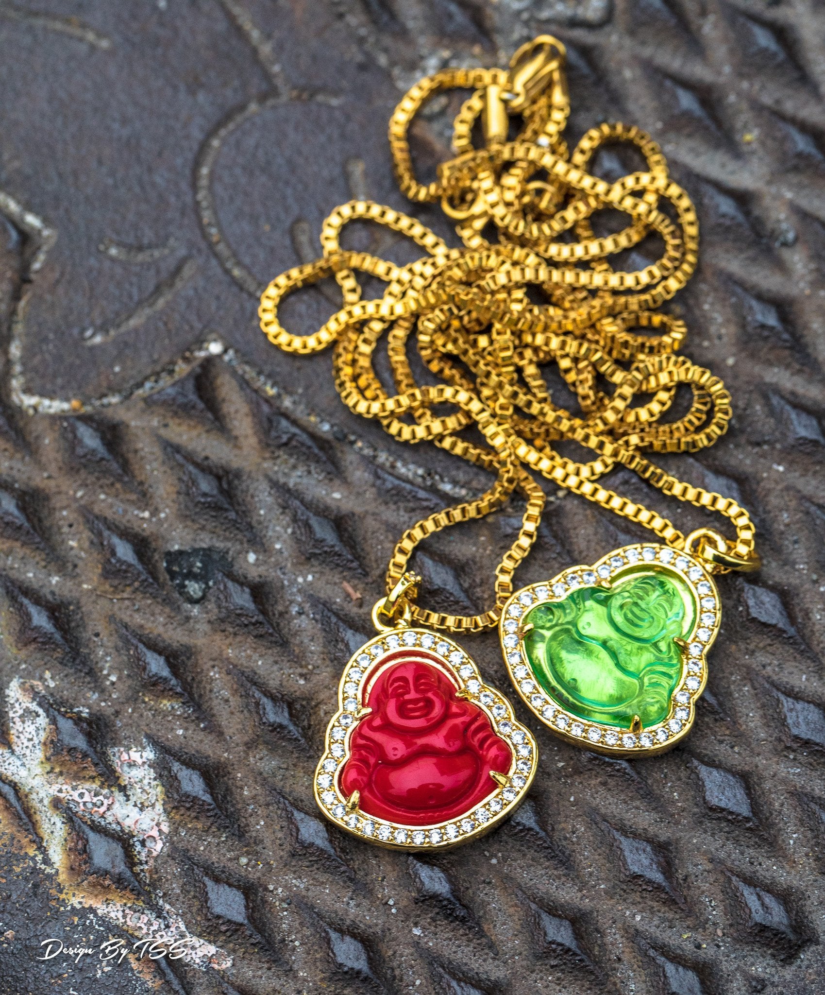 Red Buddha - GOLDEN GILT