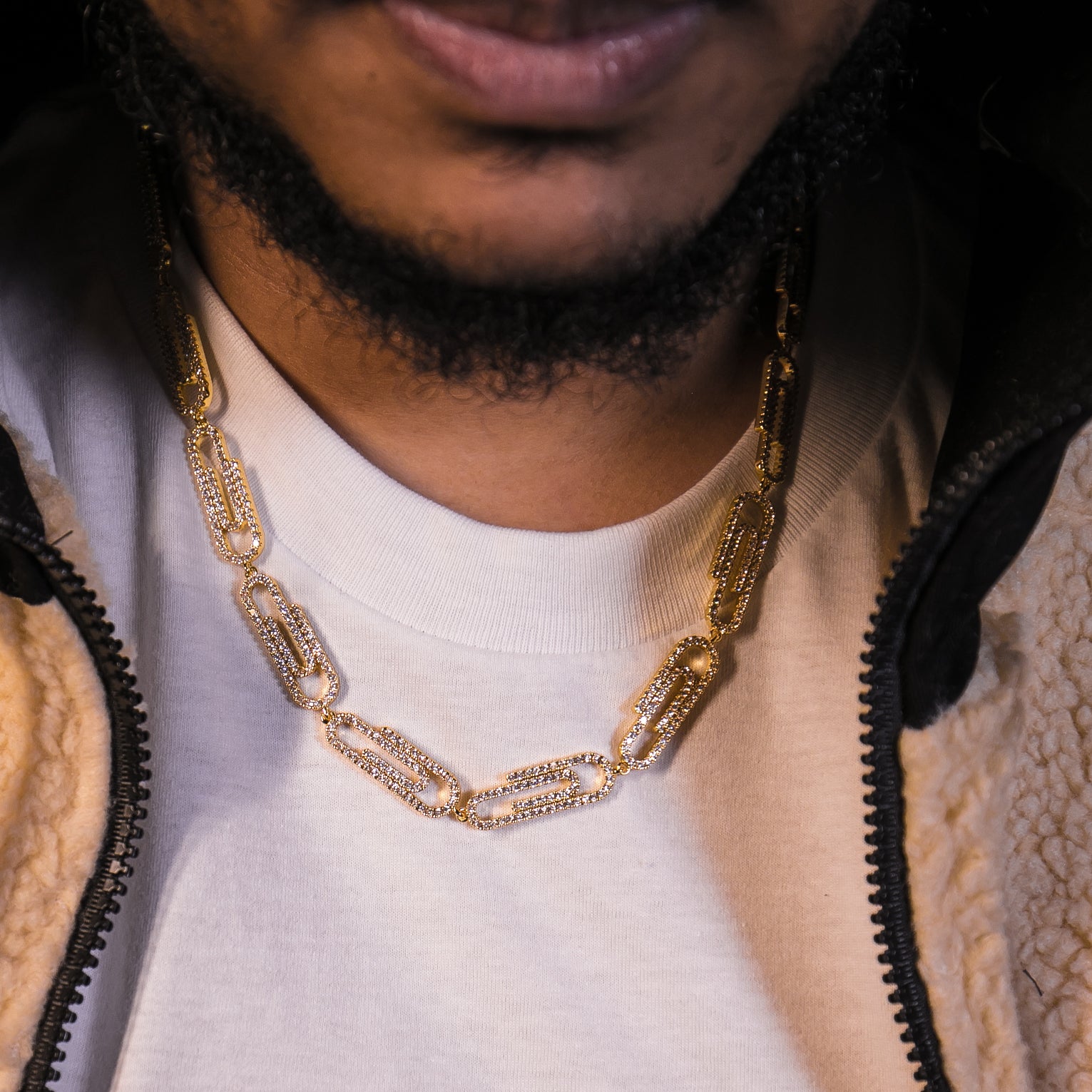 Paper Clip Necklace - GOLDEN GILT