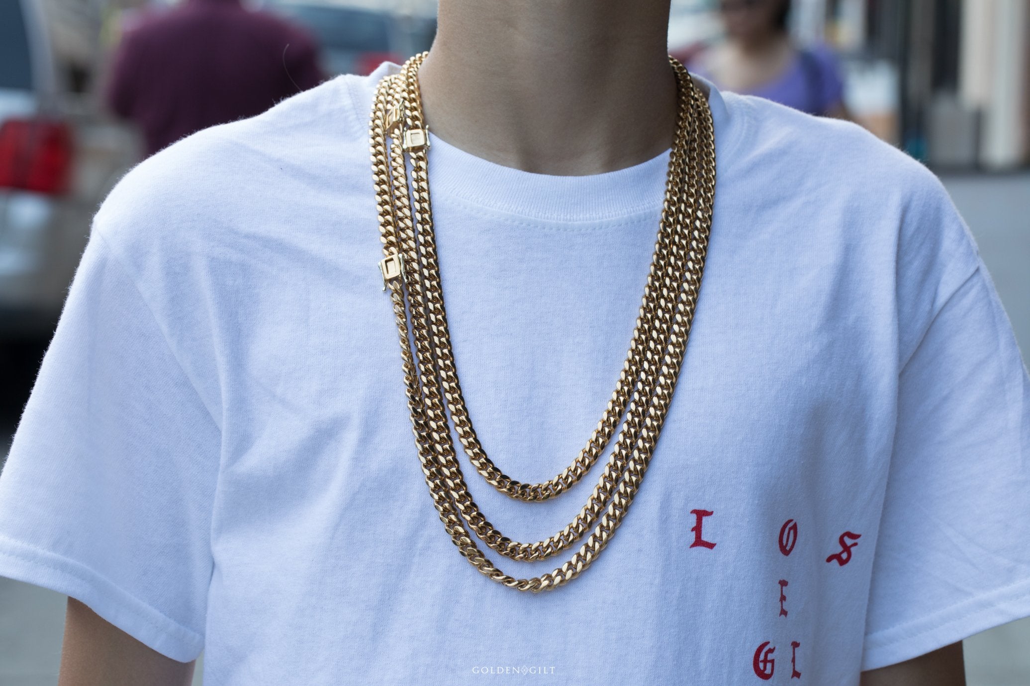 8mm Miami Cuban Link Necklace – GOLDEN GILT