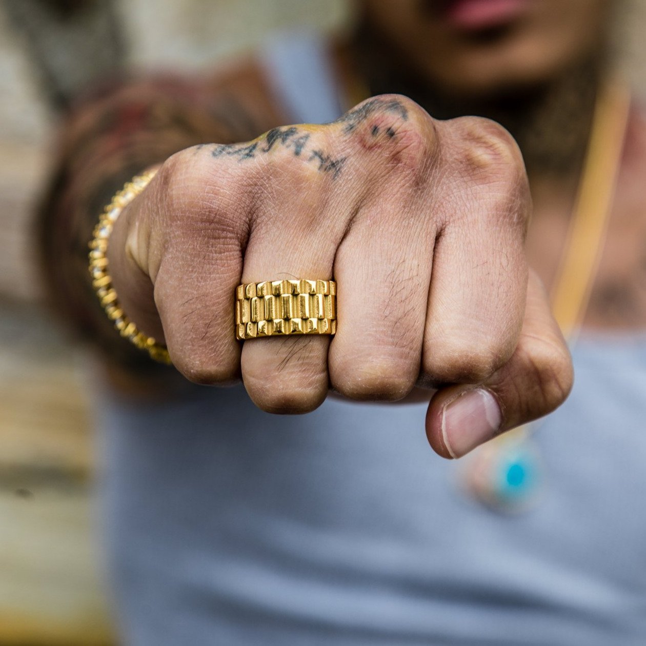 Presidential Ring - GOLDEN GILT