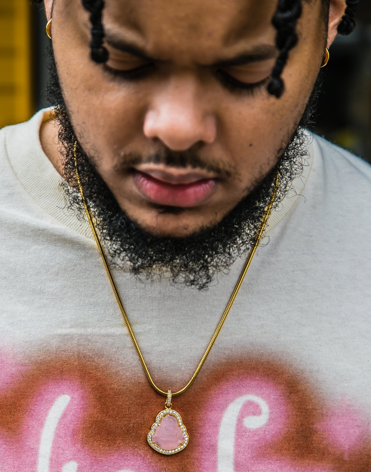 Pink Buddha - GOLDEN GILT