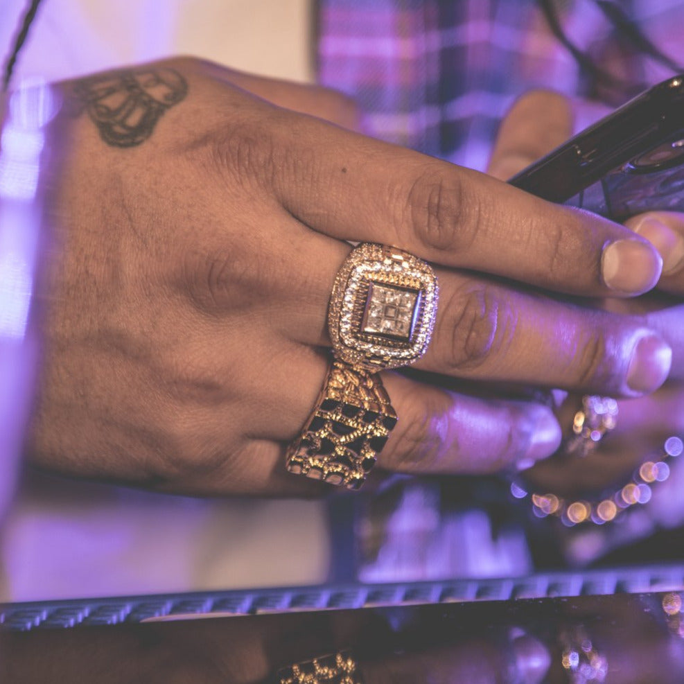 Championship Ring - 18K Gold Plated - GOLDEN GILT