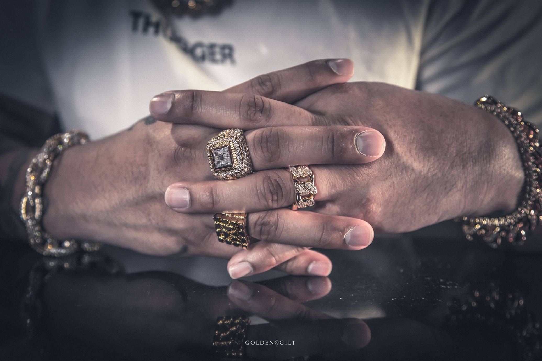 Championship Ring - 18K Gold Plated - GOLDEN GILT