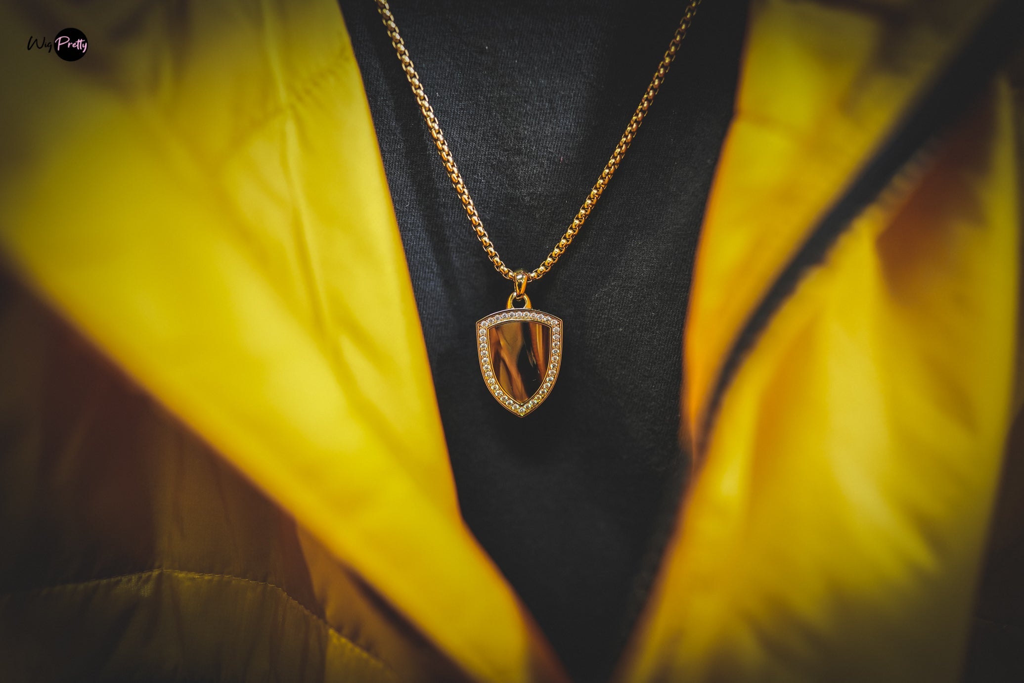 Tiger Eye Shield - GOLDEN GILT