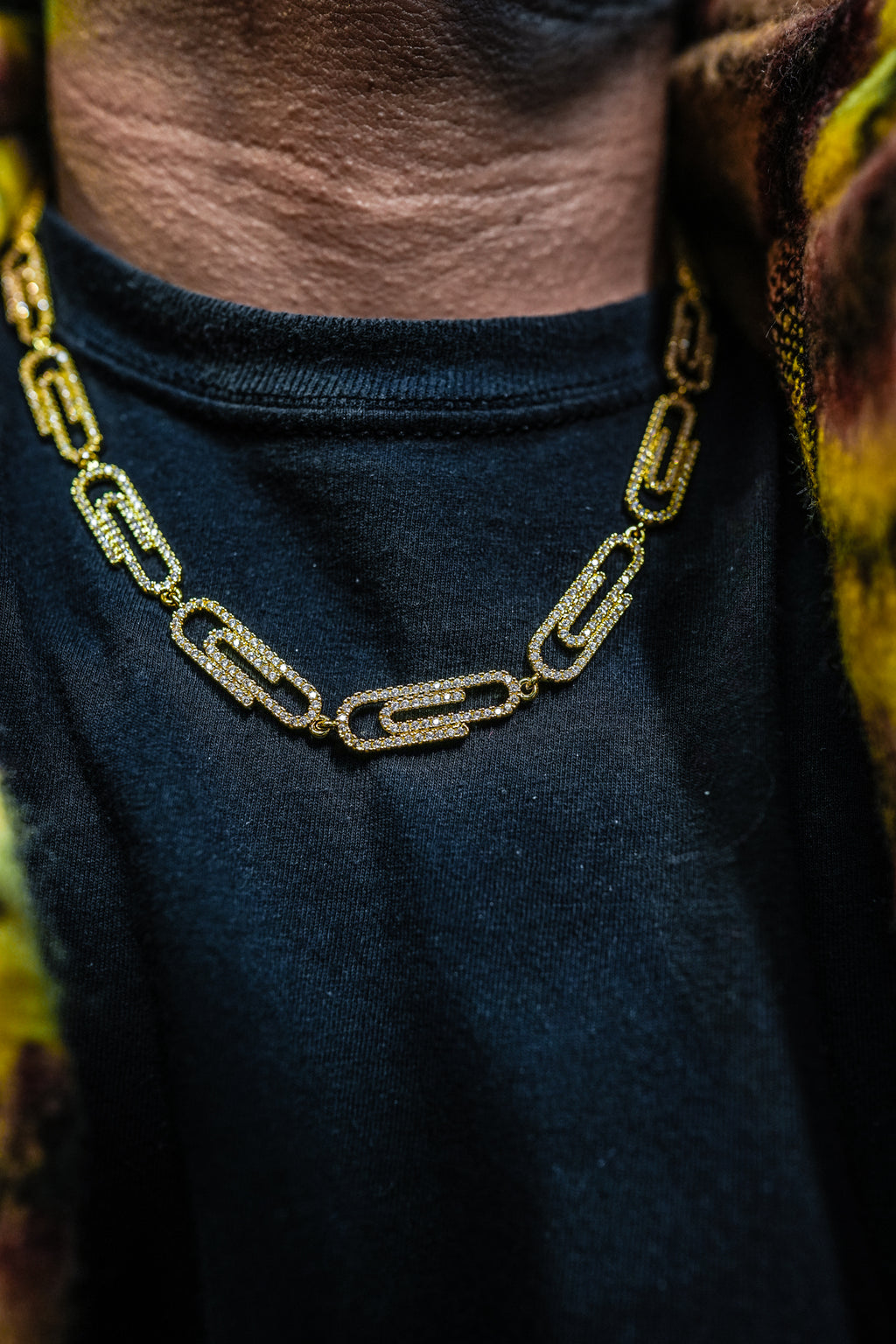 Paper Clip Necklace - GOLDEN GILT