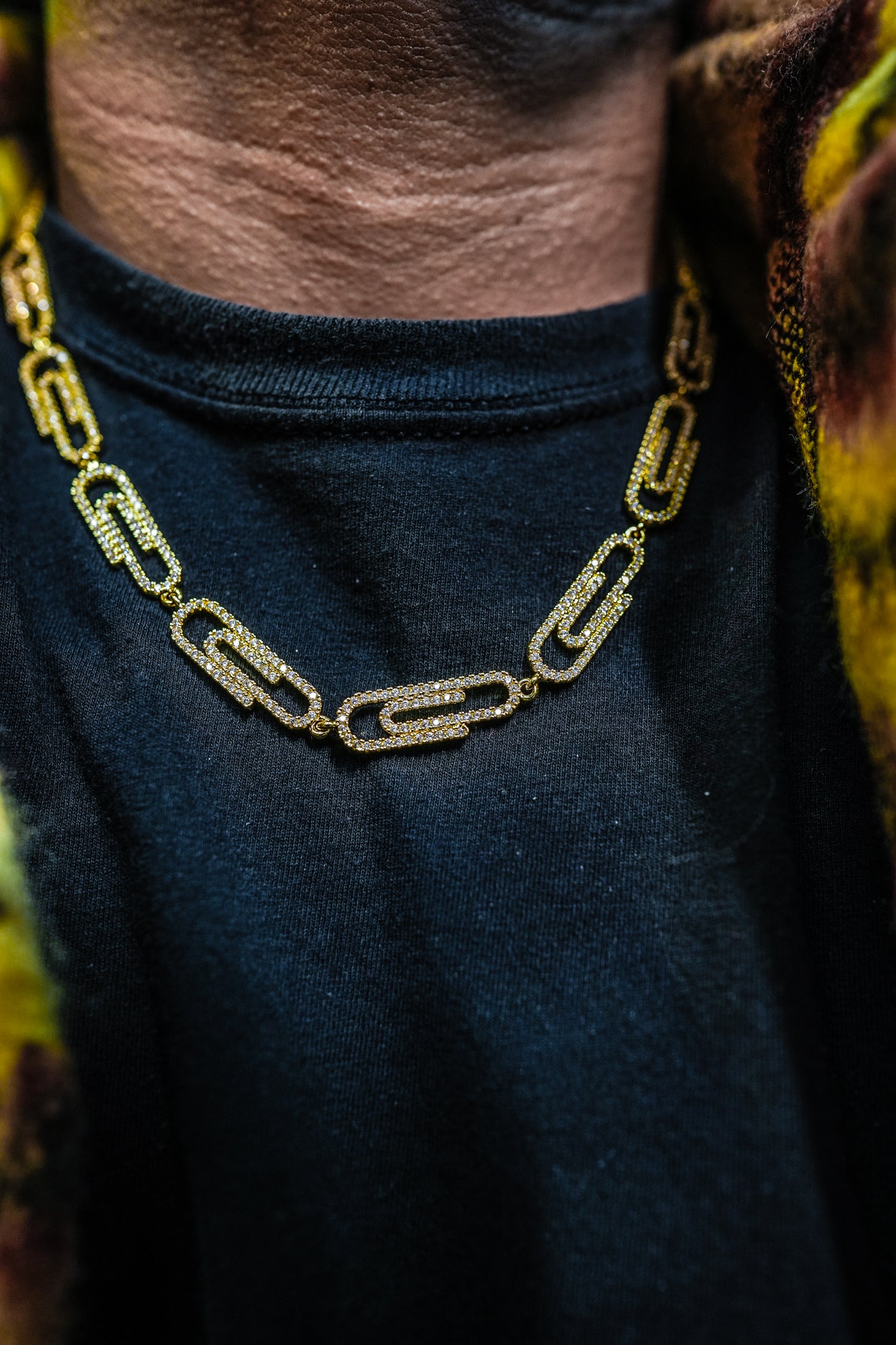 Paper Clip Necklace - GOLDEN GILT